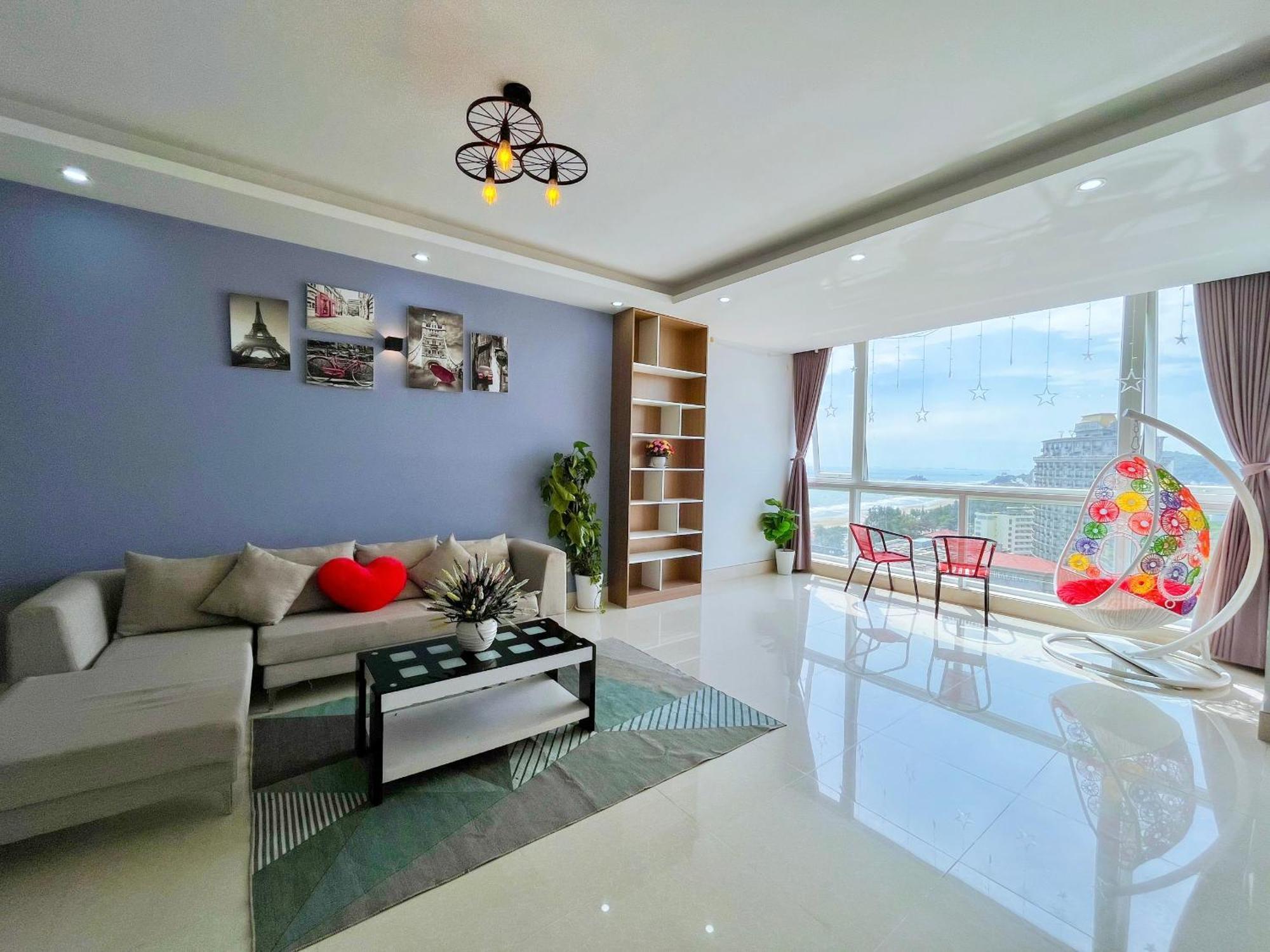Can Ho Oasky,3 Phong View Dep Nhin Ra Bien,Nui Va Ho Bau Sen Vung Tau Exterior foto